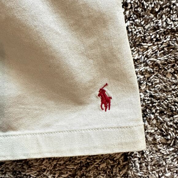 VTG RALPH LAUREN SPORT High Rise Khaki Shorts Size 8 Retro Y2K Indie Hipster - Picture 4 of 11
